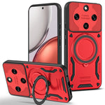 Magnetic Case For Honor Magic8 Lite 5G / X9d 5G / X70 5G Shockproof TPU + PC Phone Back Cover with Kickstand