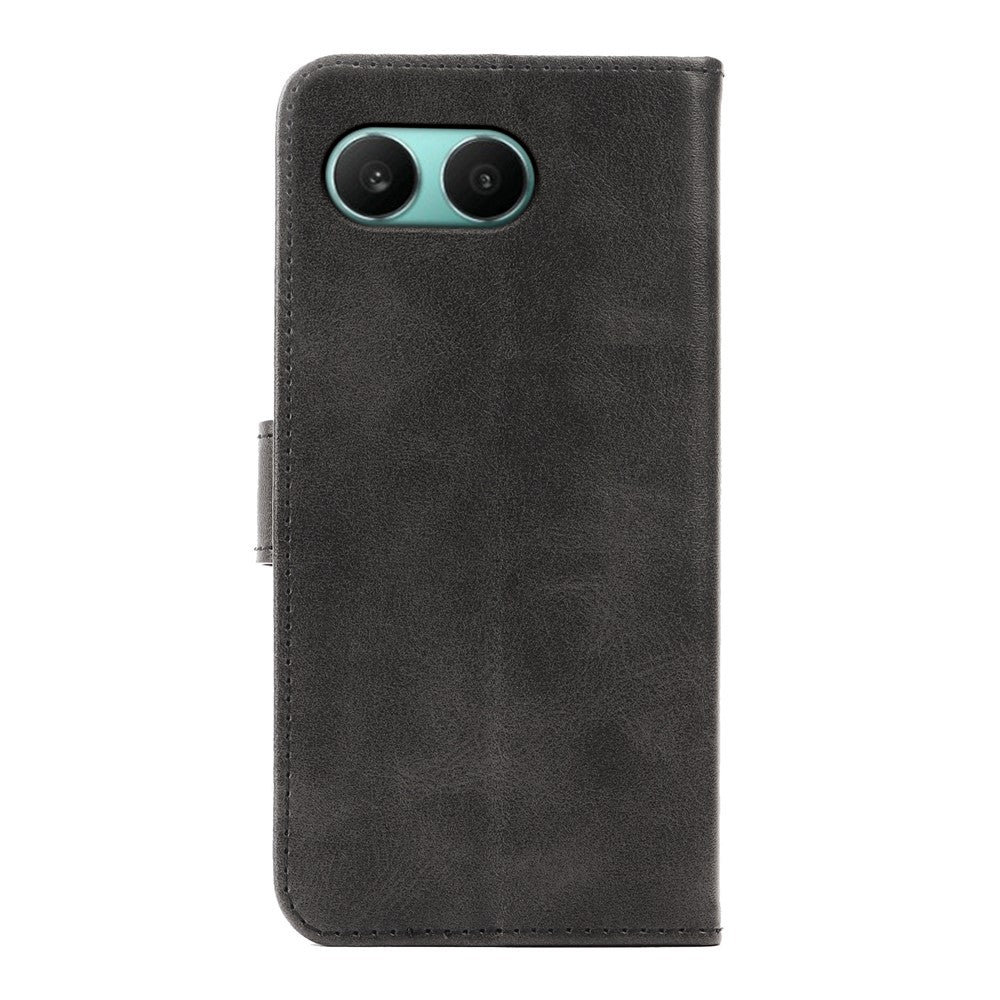 For OnePlus Nord 4 Case Wallet Stand Magnetic Clasp Closure Calf Texture Leather Phone Cover