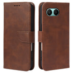 For OnePlus Nord 4 Case Wallet Stand Magnetic Clasp Closure Calf Texture Leather Phone Cover
