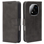 Phone Case For Xiaomi Redmi Note 14 Pro 5G  /  Poco X7 5G Wallet Stand Magnetic Clasp Closure Calf Texture Leather Phone Cover