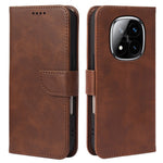 Phone Case For Xiaomi Redmi Note 14 Pro 5G  /  Poco X7 5G Wallet Stand Magnetic Clasp Closure Calf Texture Leather Phone Cover