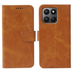 Phone Case For Honor 400 Smart 5G / 400 Smart 4G / X7d 4G / X7d 5G Wallet Stand Magnetic Clasp Closure Calf Texture Leather Phone Cover