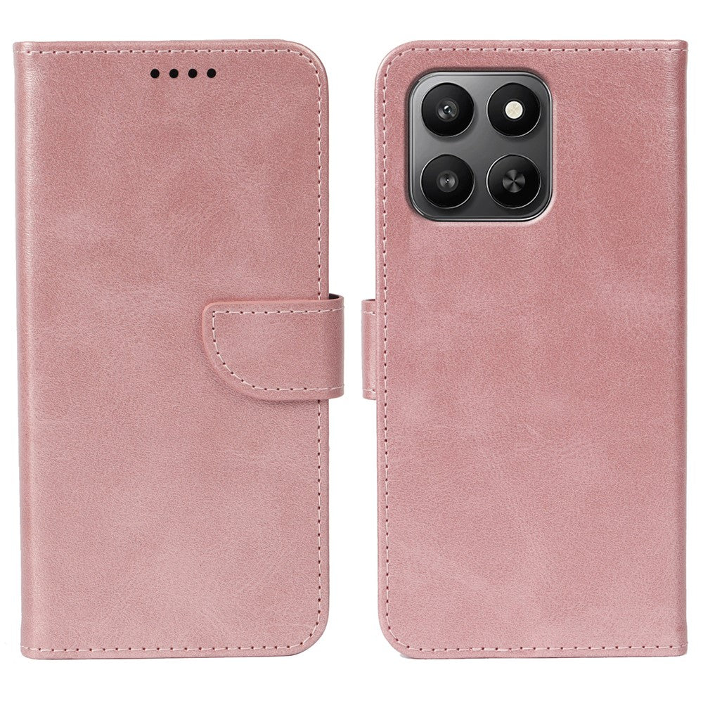 Telefoncover til Honor 400 Smart 5G / 400 Smart 4G / X7d 4G / X7d 5G Pung Stand Magnetisk Lukning Kalvetekstur Læder Telefoncover