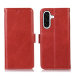 Til Samsung Galaxy A37 5G Etui RFID Blokerende Ægte Koskind Læder Pung Telefon Cover