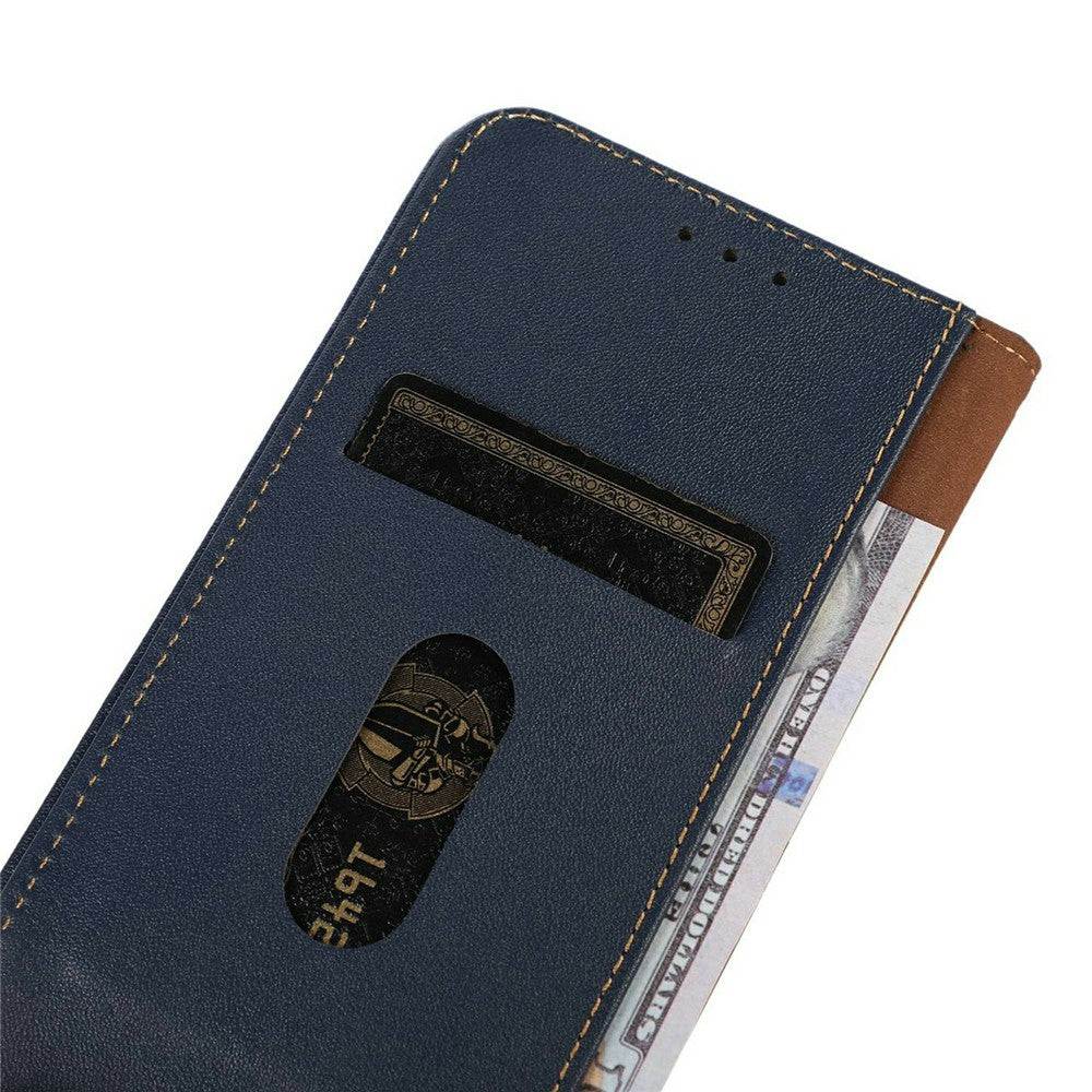 KHAZNEH For Samsung Galaxy A37 5G Case Wallet Genuine Cow Leather Phone Cover Nappa Texture