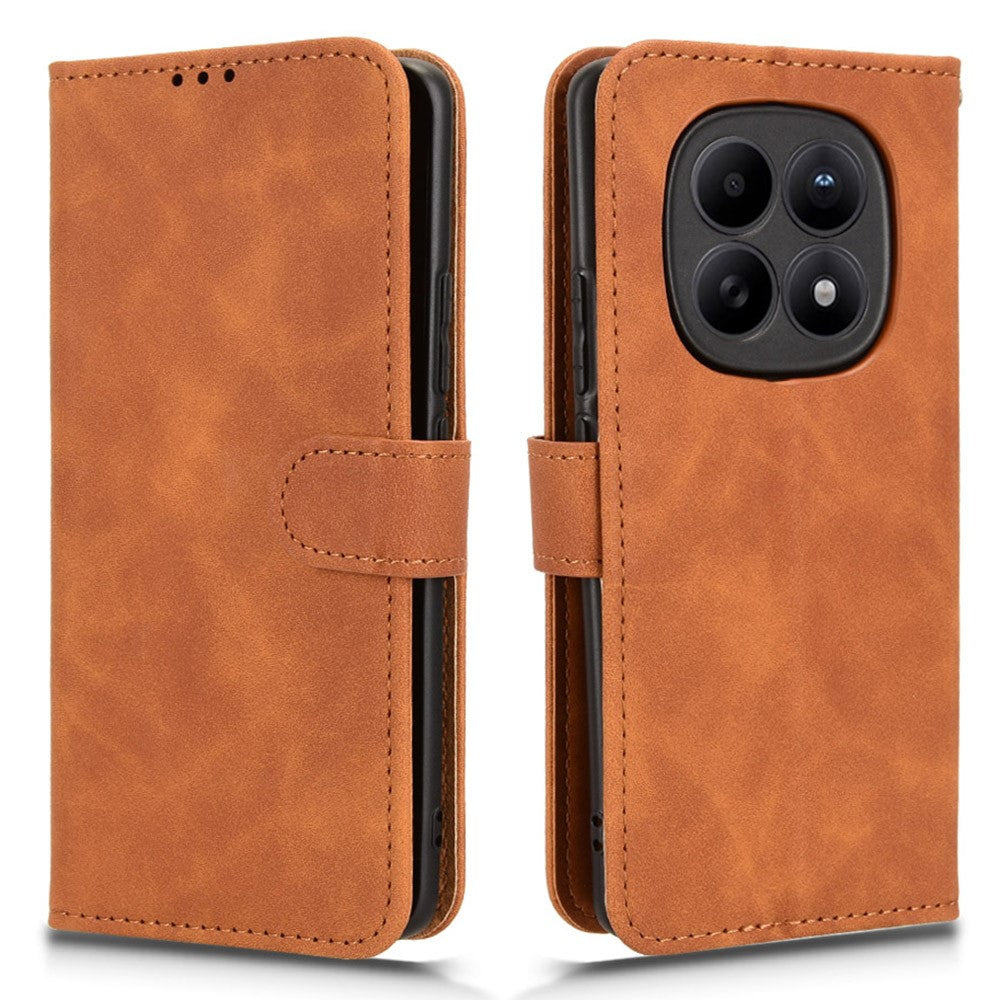 For Xiaomi Redmi Note 15 Pro 4G (Global) Leather Case Skin Feel Anti Drop Wallet Stand Flip Phone Cover