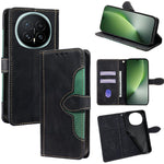 For Honor Magic8 5G Case Leather Wallet Phone Cover with Straw Hat Magnetic Clasp