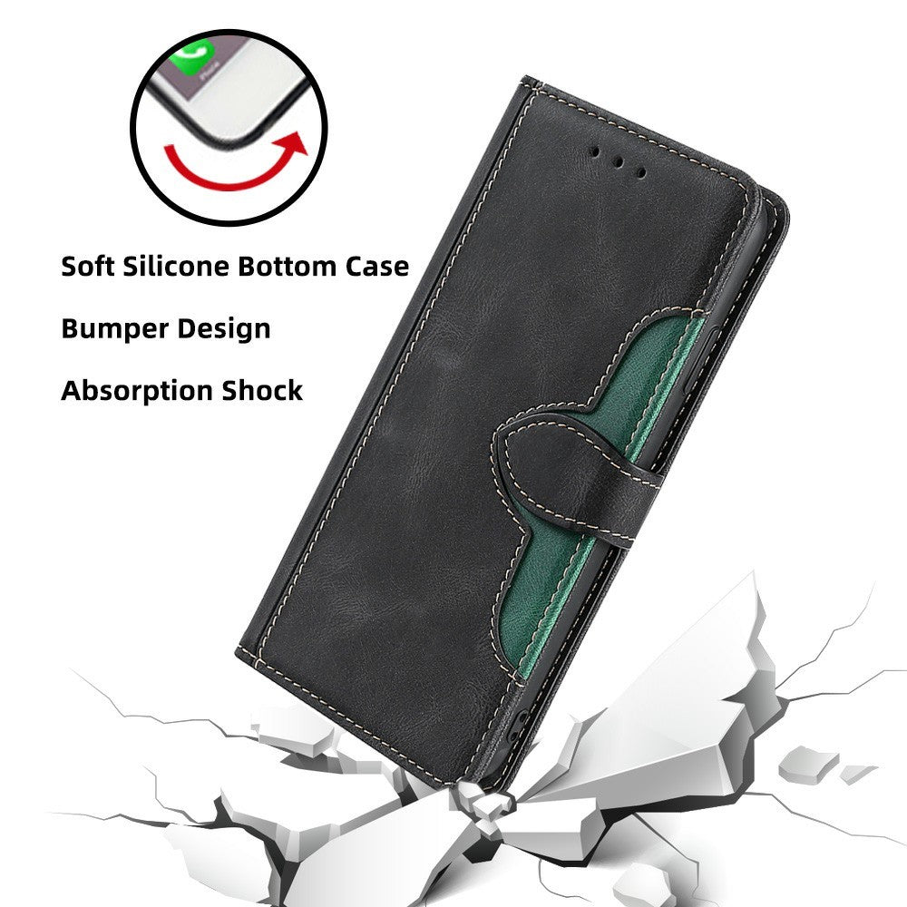 For Honor Magic8 5G Case Leather Wallet Phone Cover with Straw Hat Magnetic Clasp