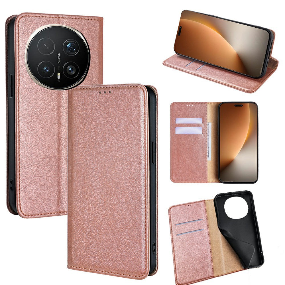 For Honor Magic8 Pro 5G Case Wallet PU Leather Magnetic Auto-Absorbed Phone Cover