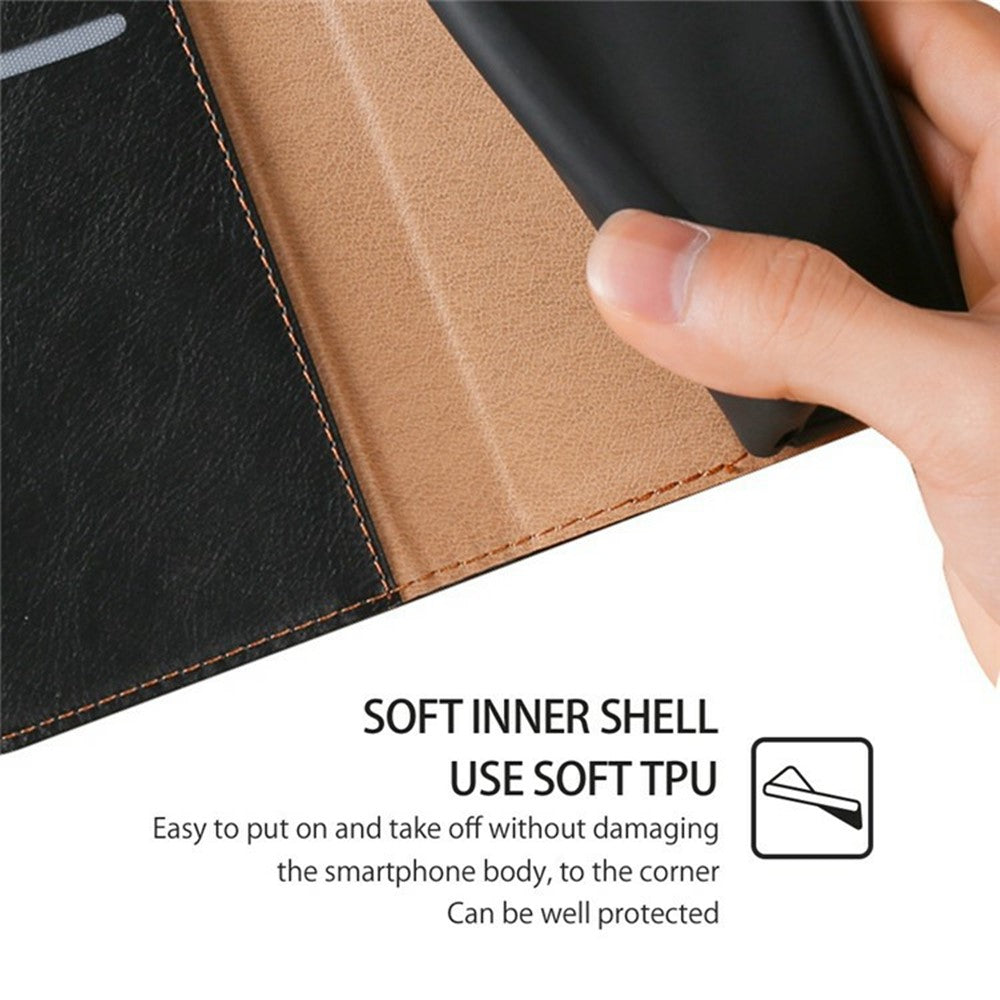 For Honor X5c 4G Case Wallet PU Leather Magnetic Auto-Absorbed Phone Cover