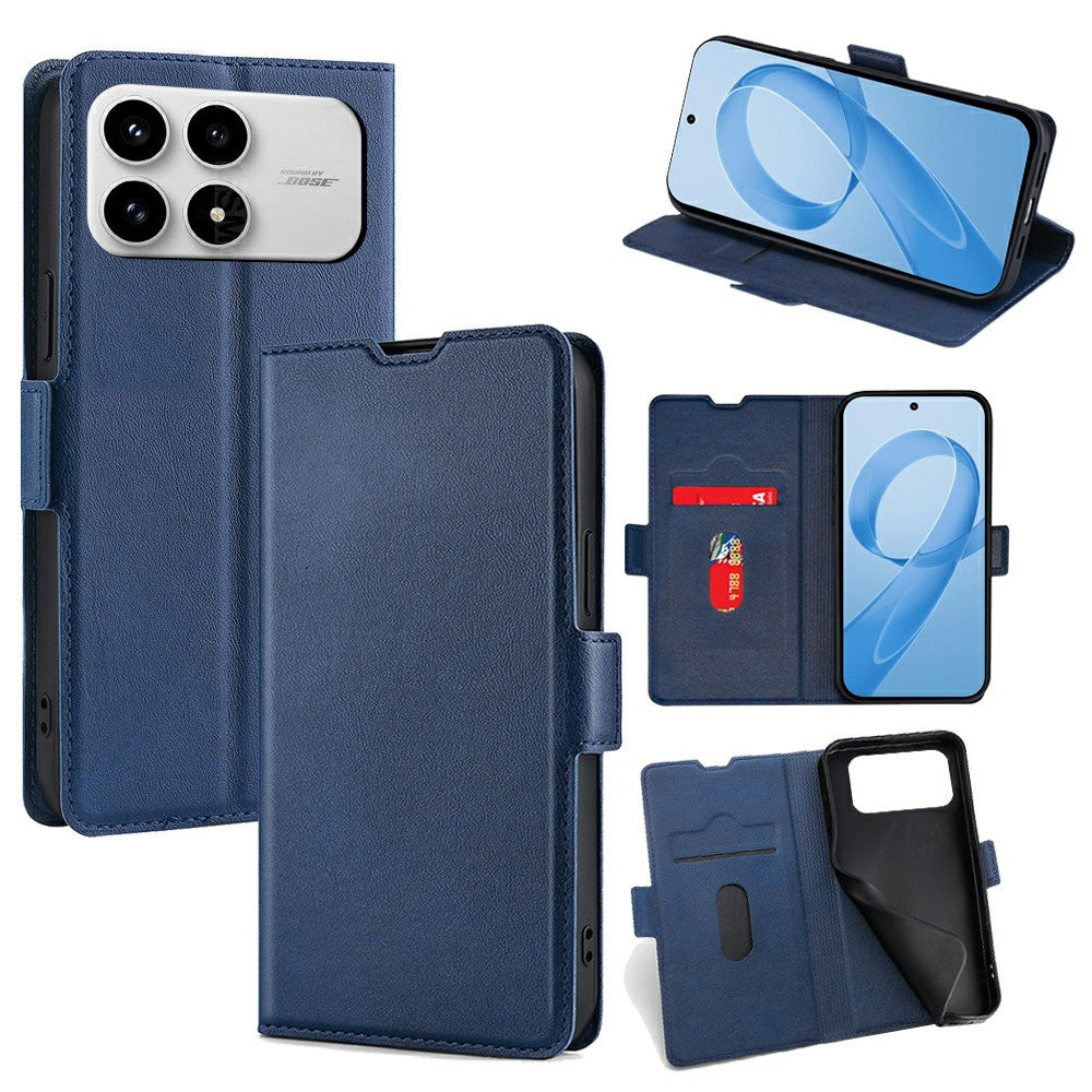 For Xiaomi Poco F8 Pro 5G / Redmi K90 5G Case Card Holder PU Leather Phone Cover