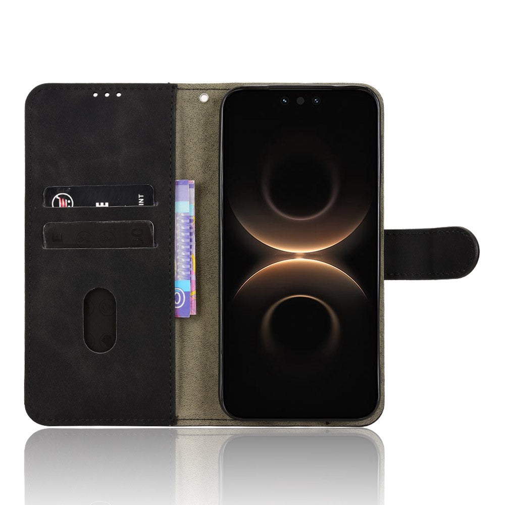 Läderfodral för Huawei Mate 80 / Mate 80 Pro, stativ, fällbart mobilfodral med läderkänsla och fallskydd.