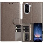 OnePlus Nord CE5 5G Plånboksfodral med stativ, PU-läder, fällbart fodral med 8 kortplatser