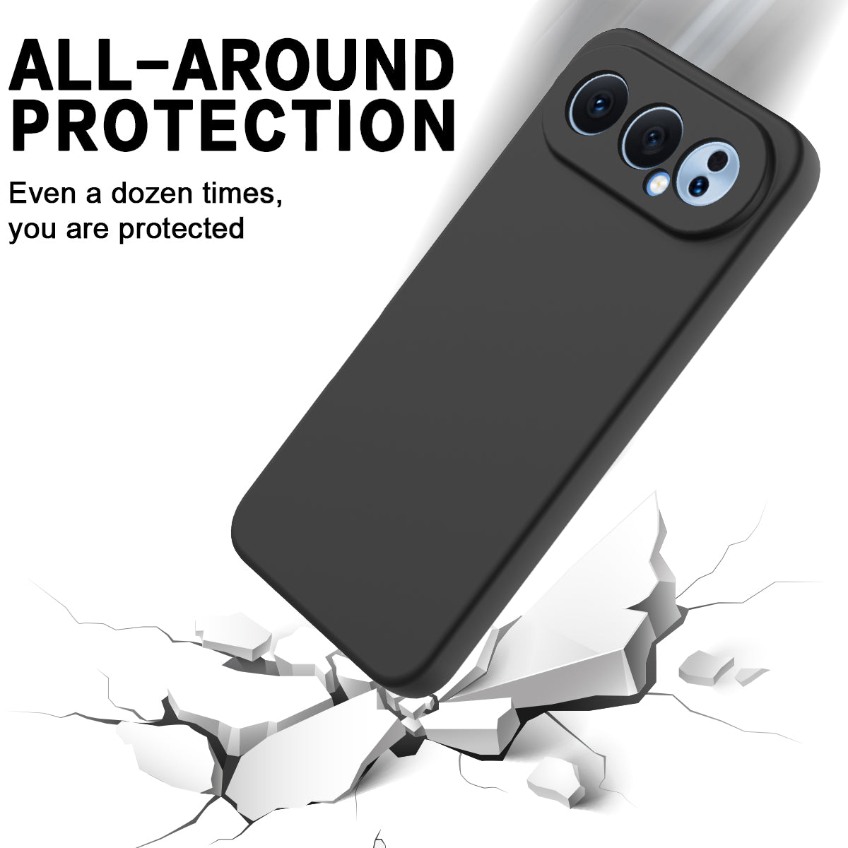 For Honor 500 Pro 5G / Honor 500 5G Liquid Silicone Case Phone Back Cover with Hand Strap