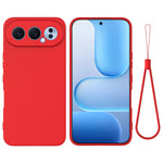 Til Honor 500 Pro 5G / Honor 500 5G Flydende Silikone Cover Telefon Bagcover med Håndrem