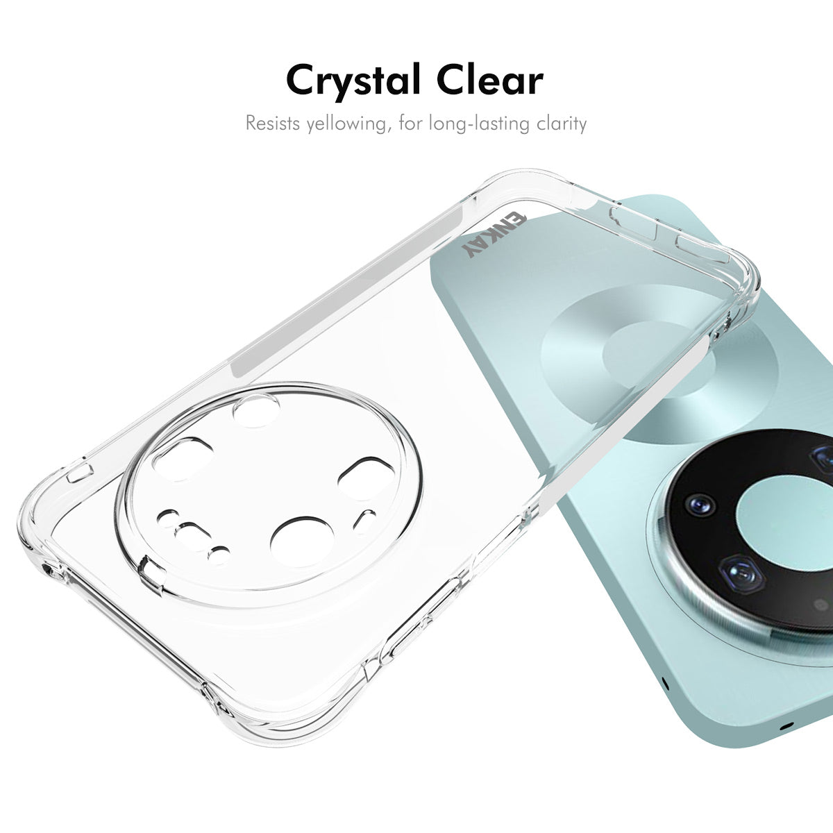 ENKAY HAT PRINCE For Huawei Mate 80 Pro Max Clear Phone Case   Shockproof Anti-slip TPU Cover