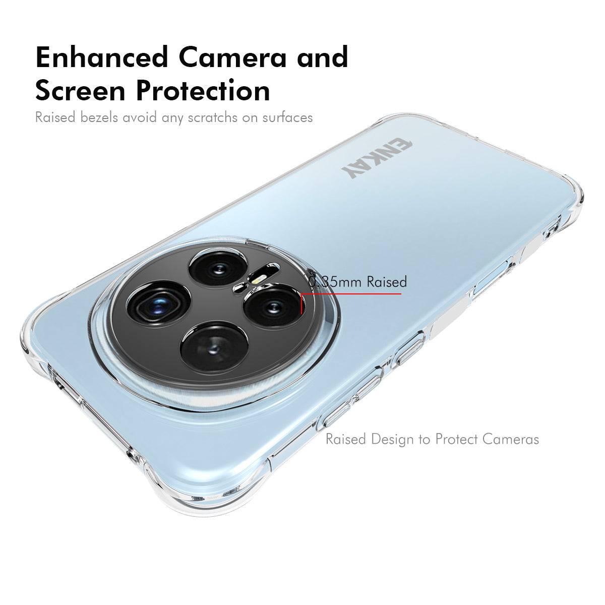 ENKAY HAT PRINCE For Honor Magic8 Pro 5G Clear Phone Case   Shockproof Anti-slip TPU Cover