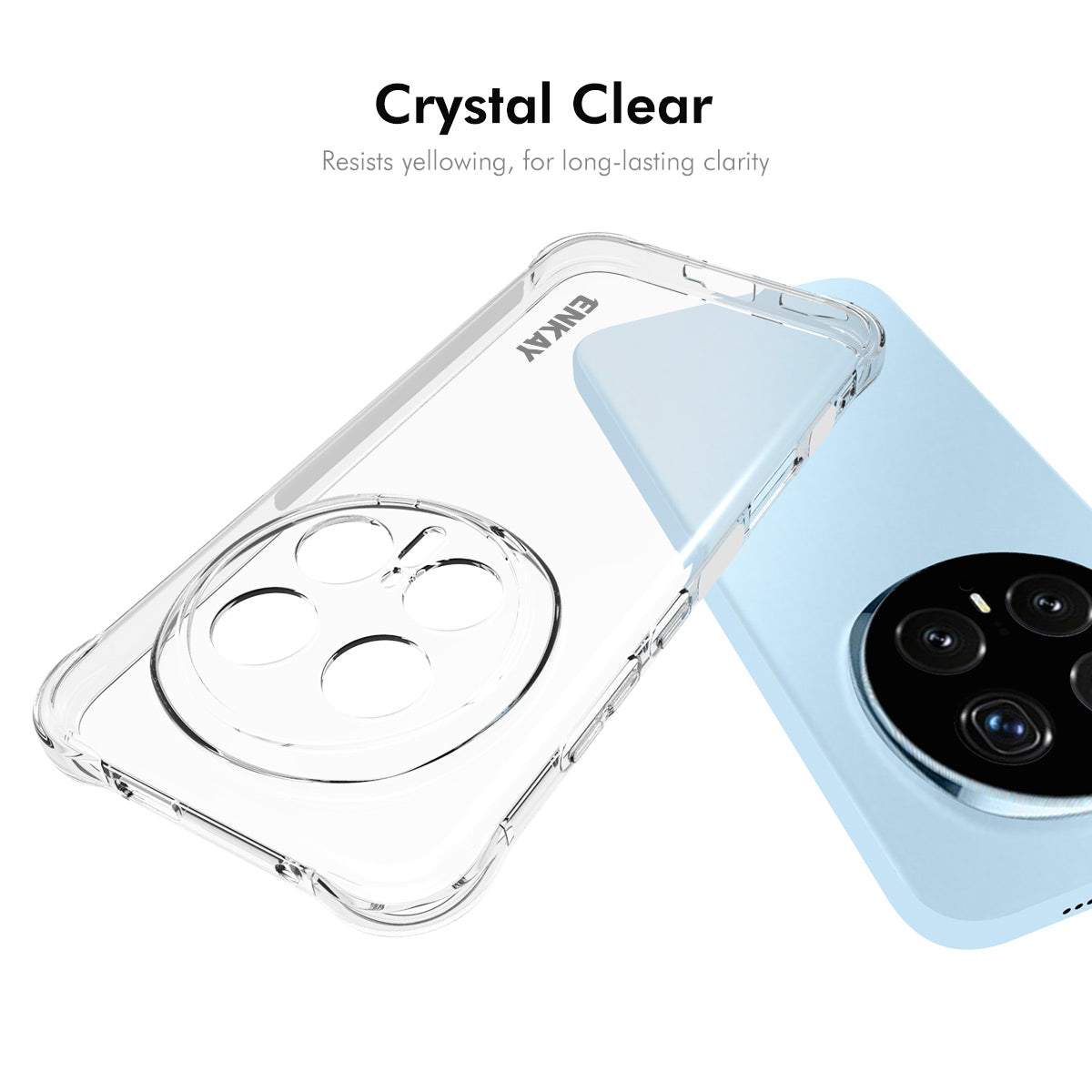 ENKAY HAT PRINCE For Honor Magic8 Pro 5G Clear Phone Case   Shockproof Anti-slip TPU Cover
