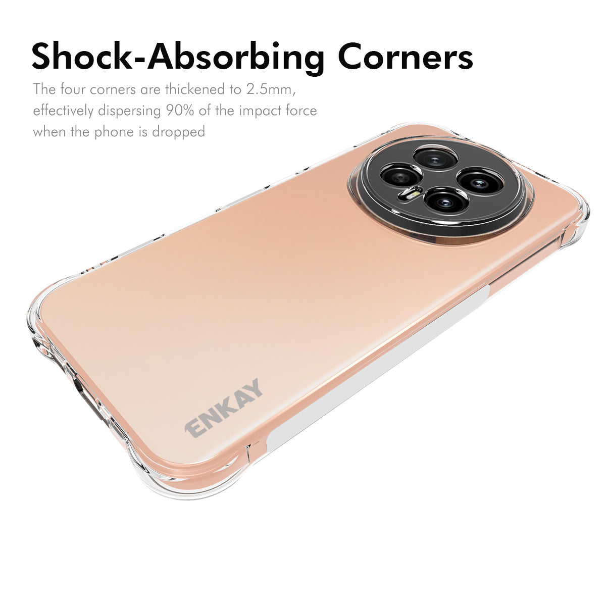 ENKAY HAT PRINCE For Honor Magic8 5G Clear Phone Case   Shockproof Anti-slip TPU Cover