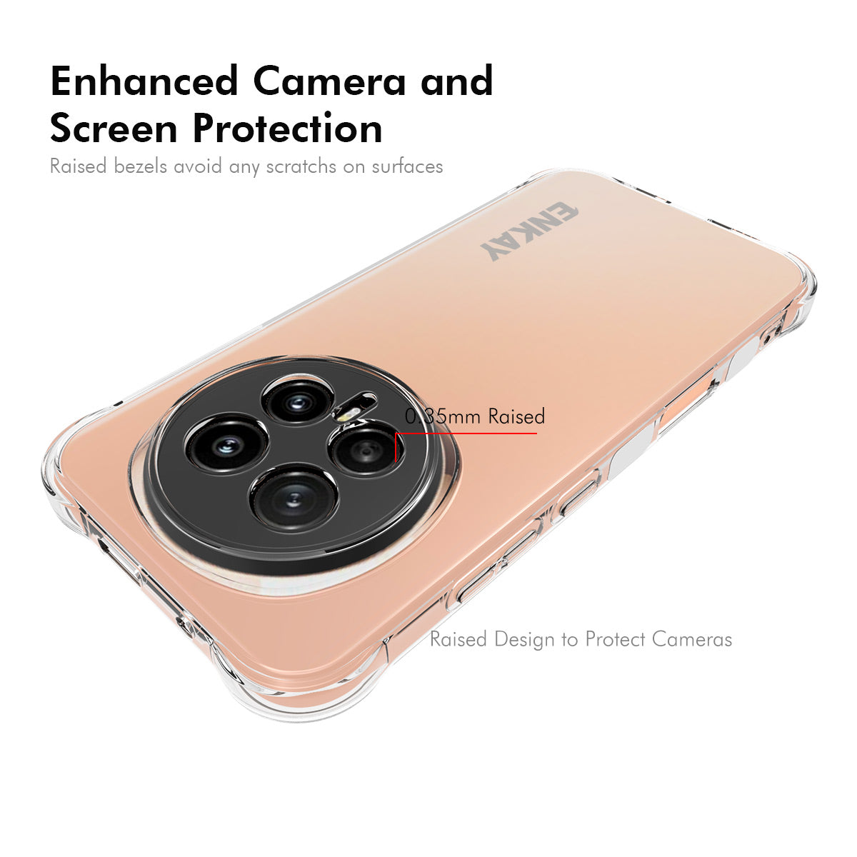 ENKAY HAT PRINCE For Honor Magic8 5G Clear Phone Case   Shockproof Anti-slip TPU Cover