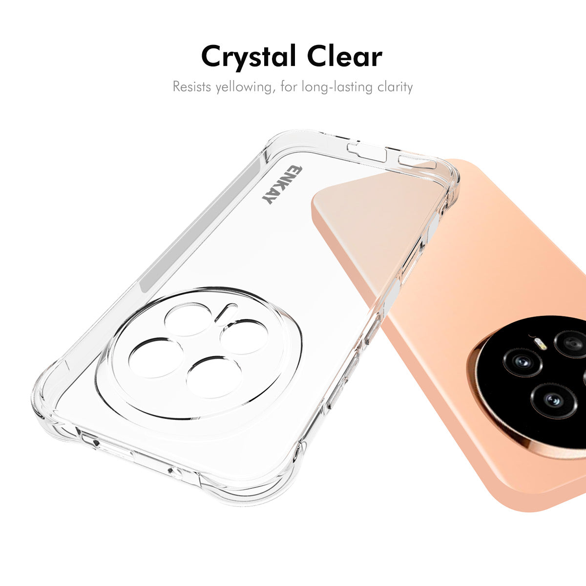 ENKAY HAT PRINCE For Honor Magic8 5G Clear Phone Case   Shockproof Anti-slip TPU Cover