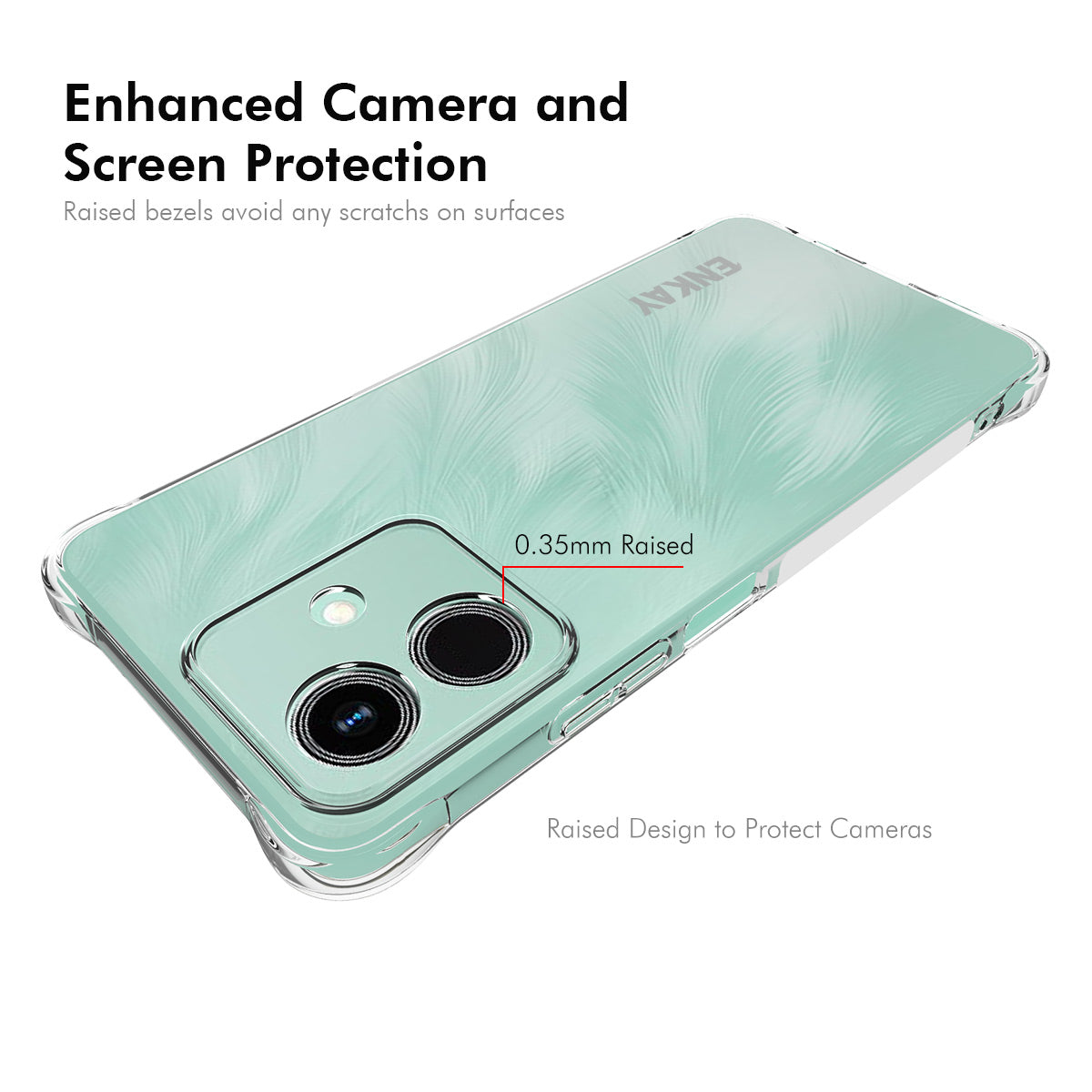ENKAY HAT PRINCE For Honor Play10 4G Clear Phone Case Shockproof Anti-slip TPU Cover