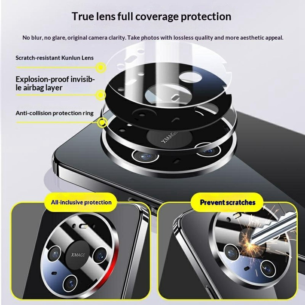For Huawei Mate 80 Case Electroplating PC Phone Back Cover with Camera Lens Protector