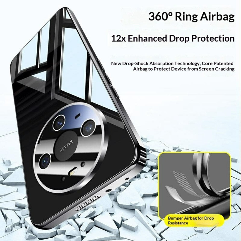 For Huawei Mate 80 Pro Max Case Electroplating PC Phone Back Cover with Camera Lens Protector