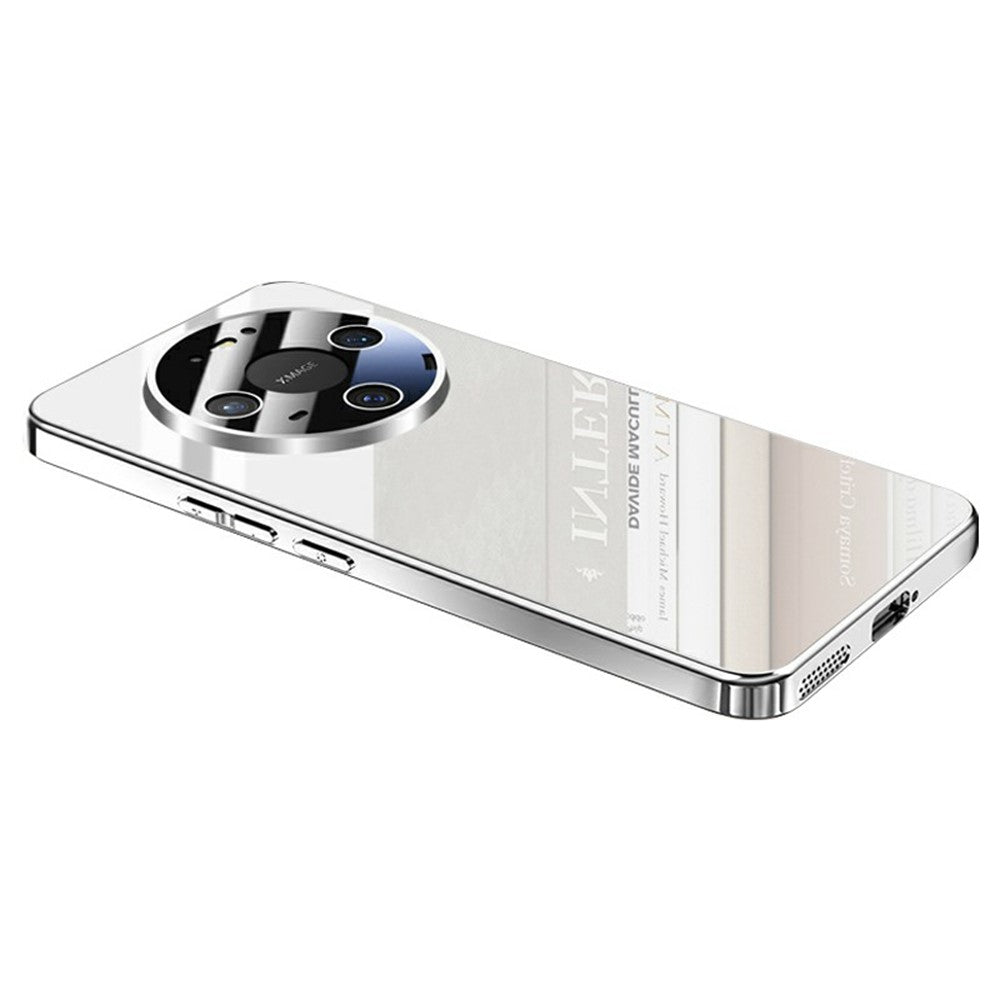 For Huawei Mate 80 Pro Max Case Electroplating PC Phone Back Cover with Camera Lens Protector