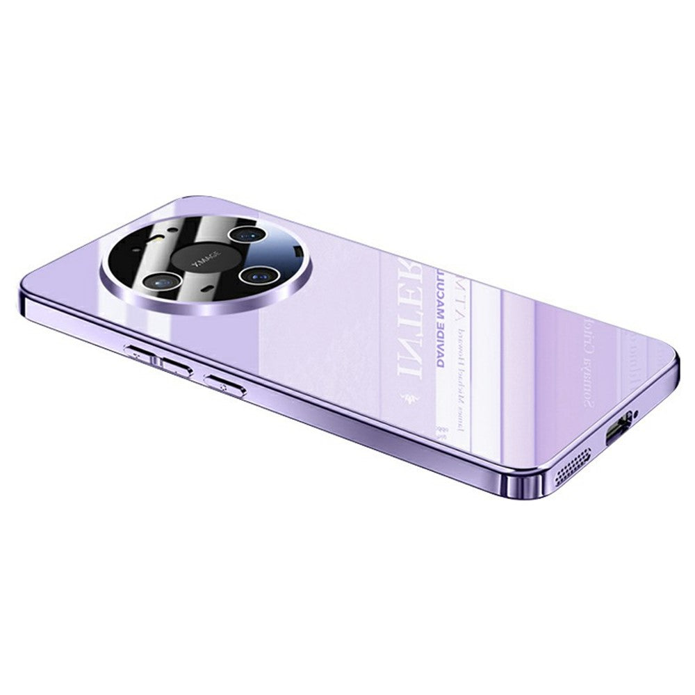 For Huawei Mate 80 Pro Max Case Electroplating PC Phone Back Cover with Camera Lens Protector