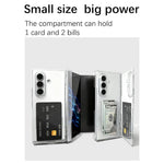 For Samsung Galaxy Z TriFold 5G Case Card Slot Stand Hard PC Phone Cover