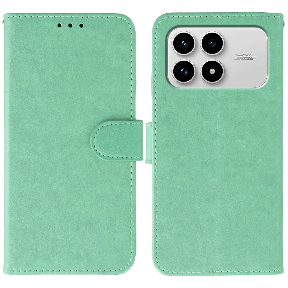 Phone Case For Xiaomi Redmi K90 5G  /  Poco F8 Pro 5G PU Leather Flip Wallet Phone Cover with Strap