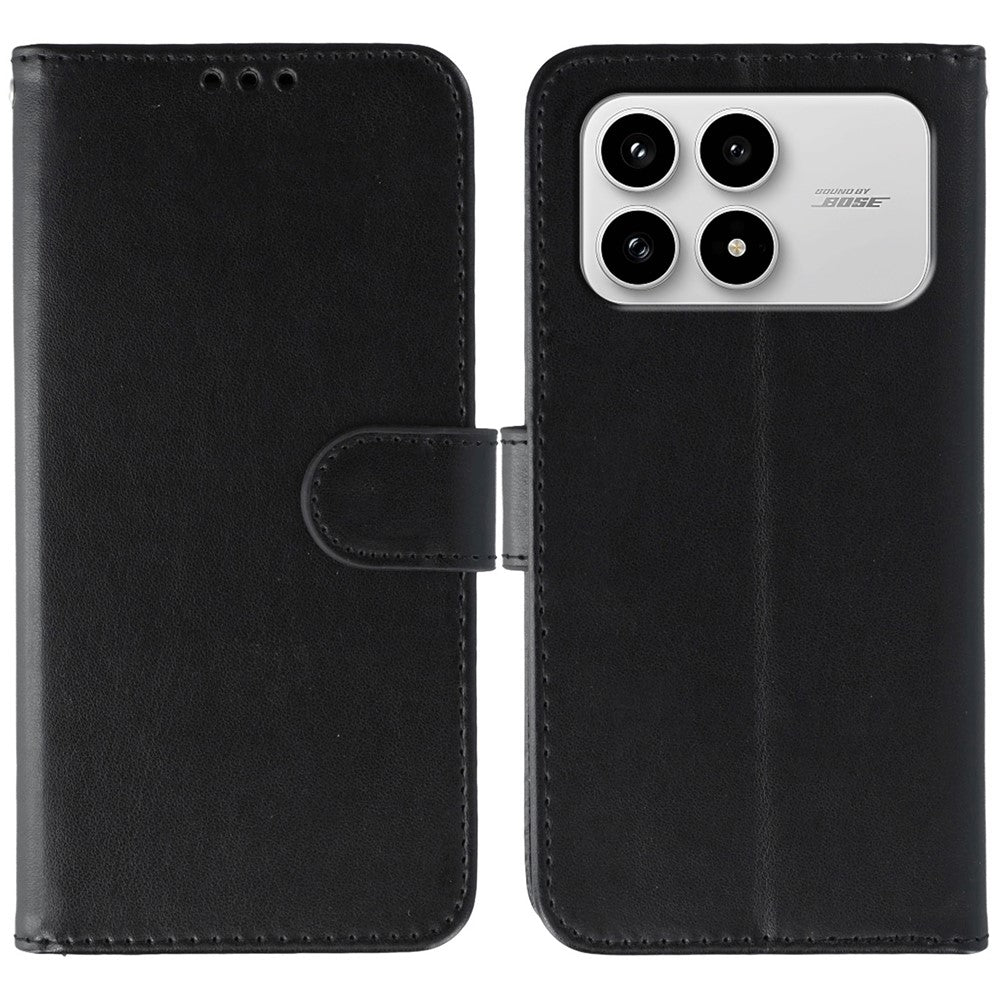 Phone Case For Xiaomi Redmi K90 5G  /  Poco F8 Pro 5G PU Leather Flip Wallet Phone Cover with Strap