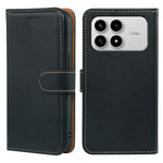 Phone Case For Xiaomi Redmi K90 5G  /  Poco F8 Pro 5G RFID Blocking Wallet Litchi Texture Leather Phone Cover Magnetic Clasp