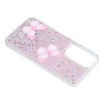 Til Samsung Galaxy A57 5G Etui Epoxy PVC Sommerfugl TPU Æstetisk Telefoncover
