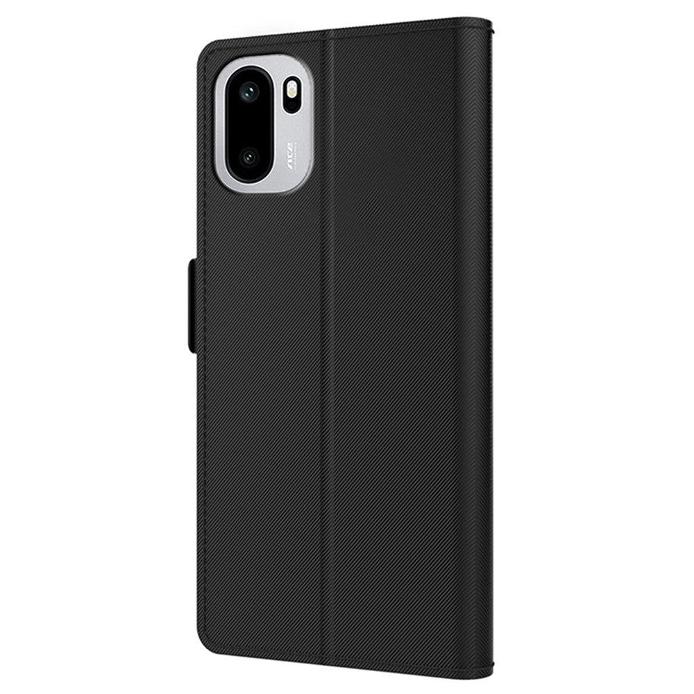 Mobilskal til OnePlus 15R 5G / Ace 6T 5G / Ace 6 5G, magnetisk sammenklappeligt mobilskal i PU+TPU med stativ