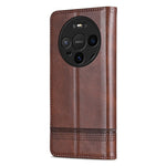AZNS For Huawei Mate 80 / Mate 80 Pro Case Cowhide Texture PU Leather Wallet Phone Cover