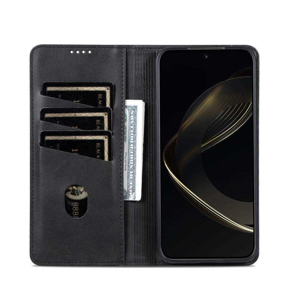 AZNS For Huawei Mate 80 Pro Max Case Cowhide Texture PU Leather Wallet Phone Cover
