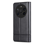 AZNS For Huawei Mate 80 Pro Max Case Cowhide Texture PU Leather Wallet Phone Cover