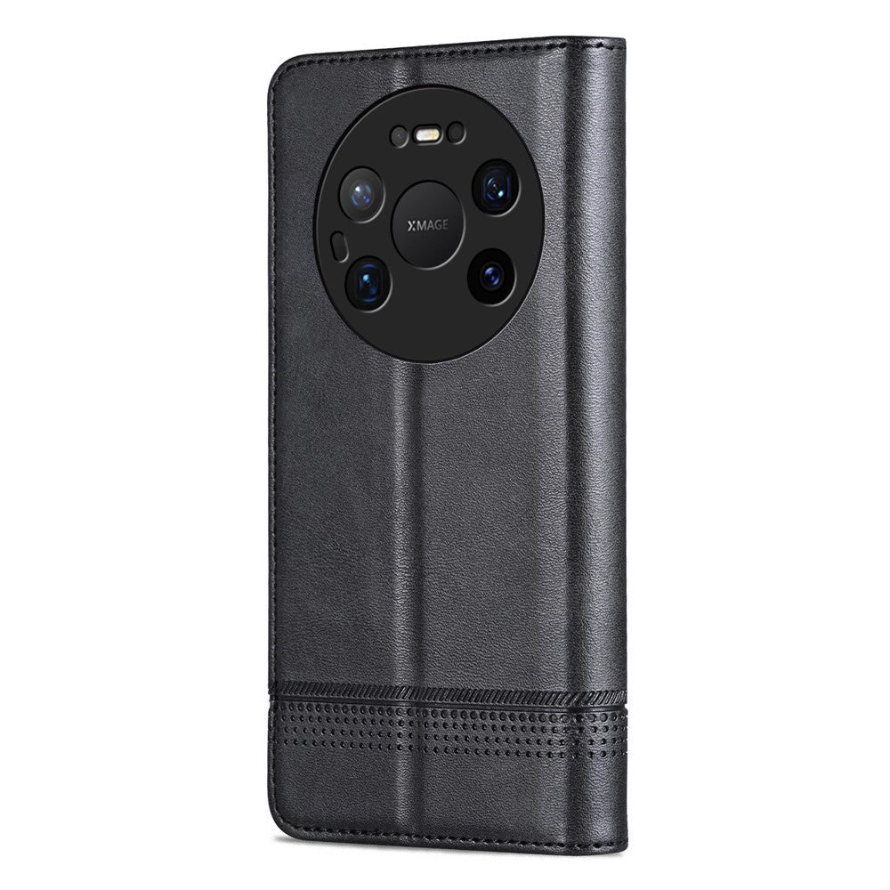 AZNS For Huawei Mate 80 Pro Max Case Cowhide Texture PU Leather Wallet Phone Cover