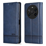 AZNS For Huawei Mate 80 Pro Max Case Cowhide Texture PU Leather Wallet Phone Cover
