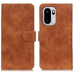 KHAZNEH PU-lædercover til OnePlus Ace 6 5G / Ace 6T 5G / 15R 5G med retro-tekstur