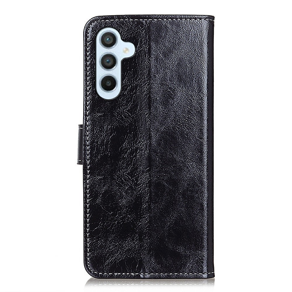 For Samsung Galaxy A37 5G Case Wallet Leather Phone Cover Crazy Horse Texture