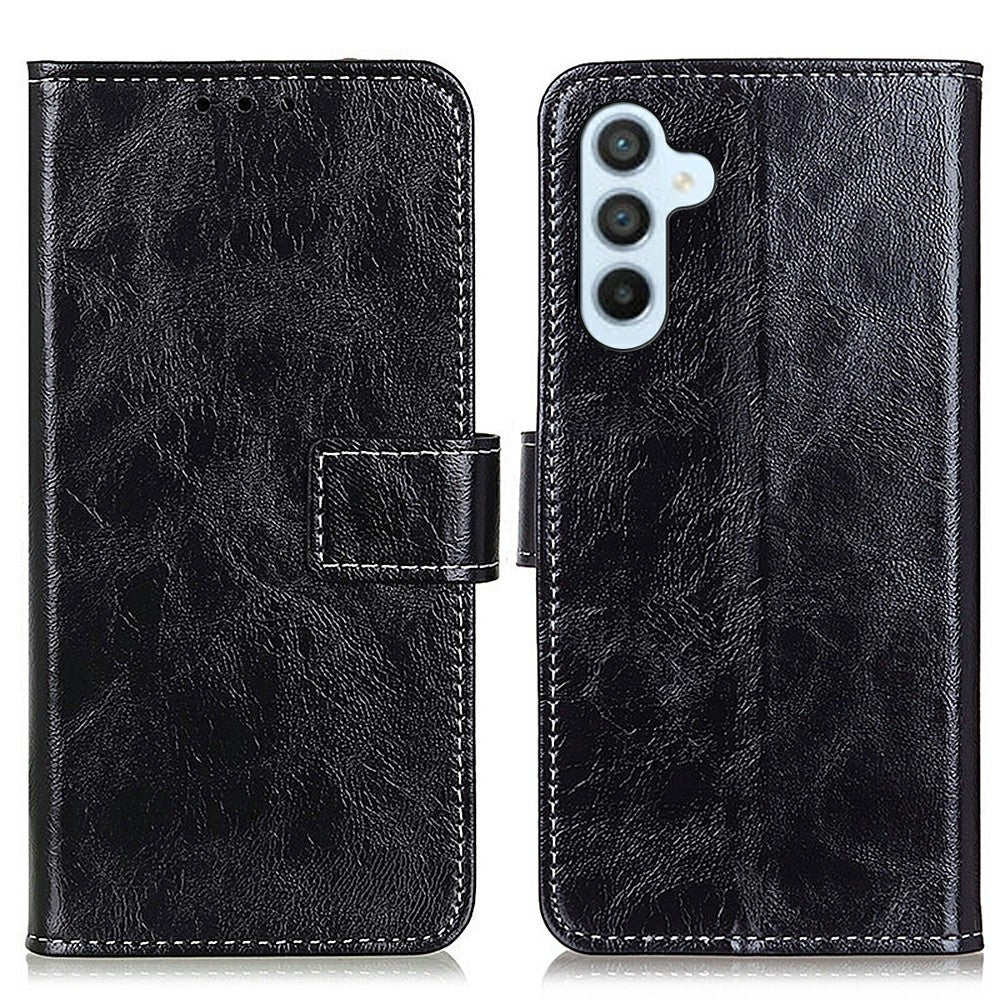 Til Samsung Galaxy A57 5G Etui Pung Lædertelefoncover Crazy Horse Tekstur