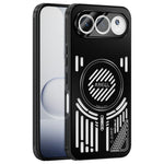 ABEEL For Honor 500 5G Magnetisk Cover i Aluminiumslegering + PC + TPU Hul Varmeafledning Telefoncover