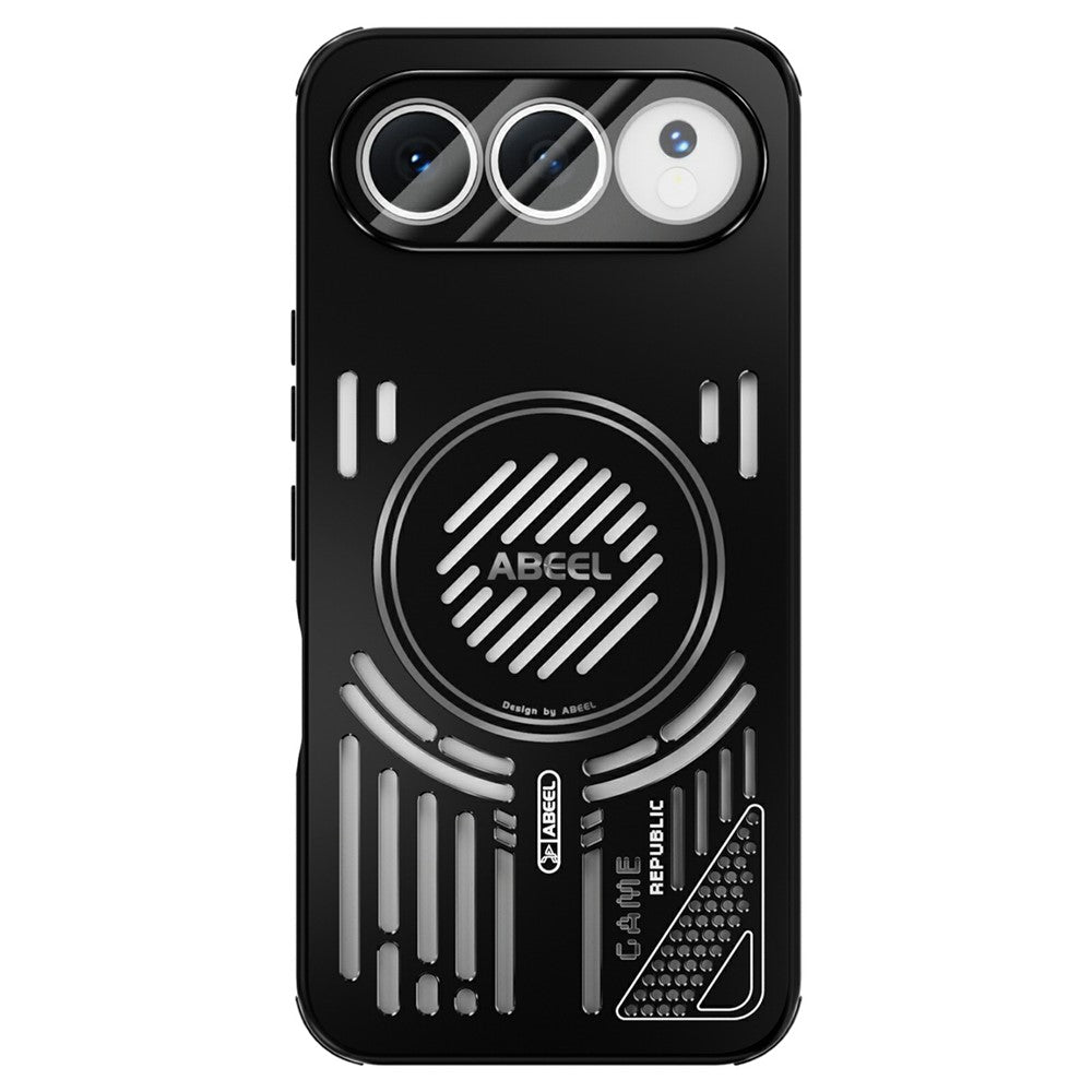 ABEEL For Honor 500 5G Magnetisk Cover i Aluminiumslegering + PC + TPU Hul Varmeafledning Telefoncover