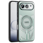 ABEEL For Honor 500 5G Magnetisk Cover i Aluminiumslegering + PC + TPU Hul Varmeafledning Telefoncover