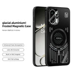ABEEL För OnePlus 15R 5G / Ace 6T 5G / Ace 6 5G Magnetiskt Skal Aluminiumlegering + PC + TPU Ihåligt Värmeavledande mobilskal