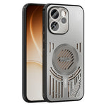 ABEEL För Oppo Reno15 Pro Max 5G (Global) / Reno15 Pro 5G (Kina) Magnetiskt Skal Aluminiumlegering + PC + TPU Ihåligt Värmeavledande mobilskal