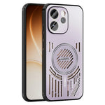 ABEEL För Oppo Reno15 Pro Max 5G (Global) / Reno15 Pro 5G (Kina) Magnetiskt Skal Aluminiumlegering + PC + TPU Ihåligt Värmeavledande mobilskal